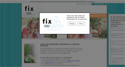 Desktop Screenshot of fixcleaningservice.com